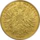 Zlatá minca Stokorunáčka Františka Jozefa I. Rakouská ražba 1909