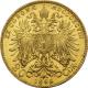 Zlatá minca Dvadsaťkorunáčka Františka Jozefa I. Rakúská razba 1898
