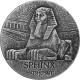 Strieborná investičná minca Sfinga Hatšepsut 5 Oz 2019