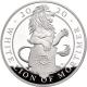 Stříbrná mince 1 Kg White Lion of Mortimer 2020 Proof