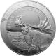 Stříbrná investiční mince Obři doby ledové - Jelen obrovský 1 Oz 2019
