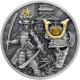 Stříbrná mince Válečníci - Samuraj 2 Oz 2019 Antique Standard
