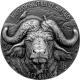 Strieborná minca 5 Oz Byvol The African Big Five High Relief 2019 Antique Standard
