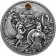 Strieborná minca Námorné bitky - Bitka pri Salamíne 2 Oz High Relief 2019 Antique Standard