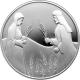 Stříbrná mince Rút na Boazově poli 2 NIS Izrael Biblické umění 2020 Proof