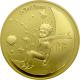 Zlatá mince Malý princ: Měsíc 1/4 Oz 2021 Proof