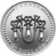 Stříbrná mince Lover´s knot tiára 1 Oz 2021 Proof