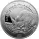 Strieborná investičná minca Obri doby ľadovej - Nosorožec srstnatý 1 Oz 2021