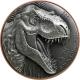 Bimetalová mince Obři světa Dinosaurů - Tyrannosaurus rex 2021 Antique Standard