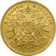 Zlatá minca Desaťkorunáčka Františka Jozefa I. Rakúska razba 1909 Schwartz (veľká hlava)