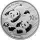 Strieborná investičná minca Panda 30g 2022