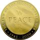 Zlatá minca 5 Oz 75. výročie konca 2. svetovej vojny 2020 Proof