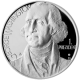 Stříbrná medaile George Washington 2012 Proof