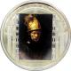 Strieborná minca 3 Oz Muž so zlatou prilbou Rembrandt 2010 Kryštály Proof