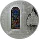 Stříbrná mince Bazilika Sacré-Coeur Okno Sv. Ludvíka 2014 Proof