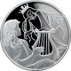 Strieborná minca David hrá Saulovi 2 NIS Izrael Biblické umenie 2013 Proof