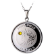 Stříbrný medailonek znamení zvěrokruhu Panna Proof