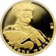 Zlatá čtvrtuncová medaile Alfons Mucha 2005 Proof