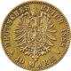 Zlatá minca 10 Marka Albert I. Saský 1888