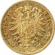Zlatá minca 10 Marka Fridrich I. Bádenský 1873