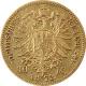 Zlatá mince 10 Marka Jan I. Saský 1872