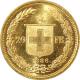 Zlatá minca 20 Frank Helvetia - Libertas 1886