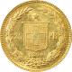 Zlatá mince 20 Frank Helvetia - Libertas 1890
