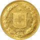 Zlatá mince 20 Frank Helvetia - Libertas 1896
