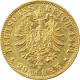 Zlatá mince 20 Marka Ludvík III. Hesenský 1874