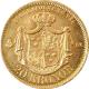 Zlatá mince 20 Koruna Oskar II. 1875
