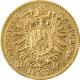 Zlatá mince 10 Marka Ludvík II. Bavorský 1872