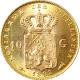 Zlatá mince 10 Gulden Vilemína Nizozemská 1897