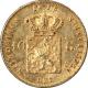 Zlatá minca 10 Gulden Vilém III. Nizozemský 1875
