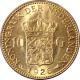Zlatá mince 10 Gulden Vilemína Nizozemská 1926