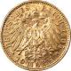Zlatá minca 10 Marka Fridrich August III. Saský 1905
