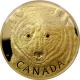 Zlatá minca 1 Kg Očami kermodského medveďa 2016 Proof