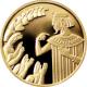 Zlatá mince Josef a jeho bratři 10 NIS Izrael Biblické umění 2000 Proof