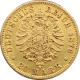 Zlatá minca 20 Marka Vilém I. Pruský 1876