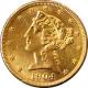 Zlatá minca 5 Dolar American Eagle Liberty Head 1904