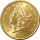 Zlatá minca American Double Eagle Liberty Head 1891