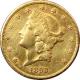 Zlatá mince American Double Eagle Liberty Head 1893