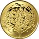 Zlatá mince Hořící keř 10 NIS Izrael Biblické umění 2004 Proof