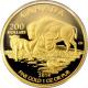 Zlatá minca Bizon doma na plániach 1 Oz 2014 Proof