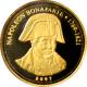 Zlatá mince Napoleon Bonaparte 0.5g Miniatura 2007 Proof