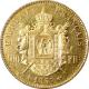 Zlatá mince 100 Frank Napoleon III. 1857 A