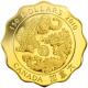 Zlatá minca Požehnanie sily Lotos 2010 Proof (.99999)