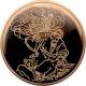 Zlatá mince Anděl zabraňuje oběti 10 NIS Izrael Biblické umění 1994 Proof
