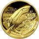 Zlatá mince Žralok bílý 1 Oz High Relief 2015 Proof